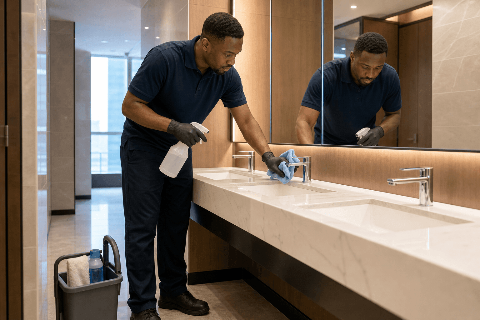 Job costing for commercial cleaning contracts